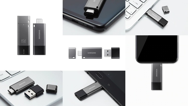 Actual product image Samsung Duo Plus (64 GB, USB-C, USB-A, USB 3.1)