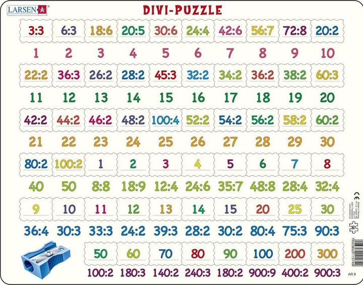 Produktbild Larsen Divi-Rätsel (58 Teile)