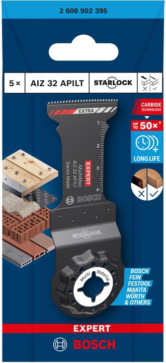 Productafbeelding Bosch Professional Zubehör EXPERT MultiMax AIZ 32 APILT mesje voor multifunctioneel gereedschap, 5 stuks.