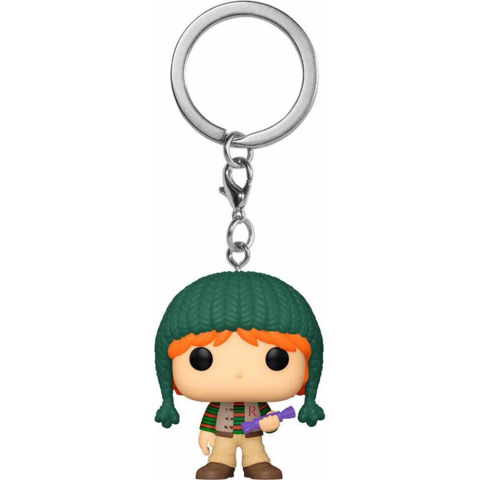 Funko, Schlüsselanhänger, HARRY POTTER HOLIDAY - Pocket Pop Keychains - 20ème Ann - Ron