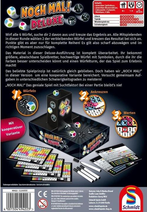 Produktbild Schmidt Spiele Noch Deluxe (Deutsch, 1 - 4 Spieler)