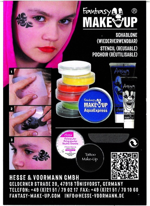 Produktbild Schablone Make-up