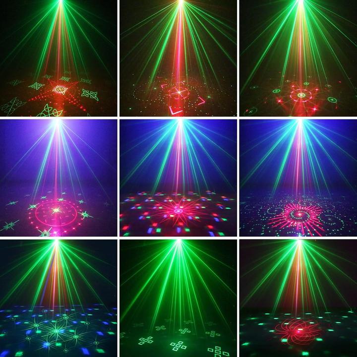 Image du produit Nigecue 3 in 1 Musikgesteuertes Partylicht R11 mit Fernbedienung (LED)