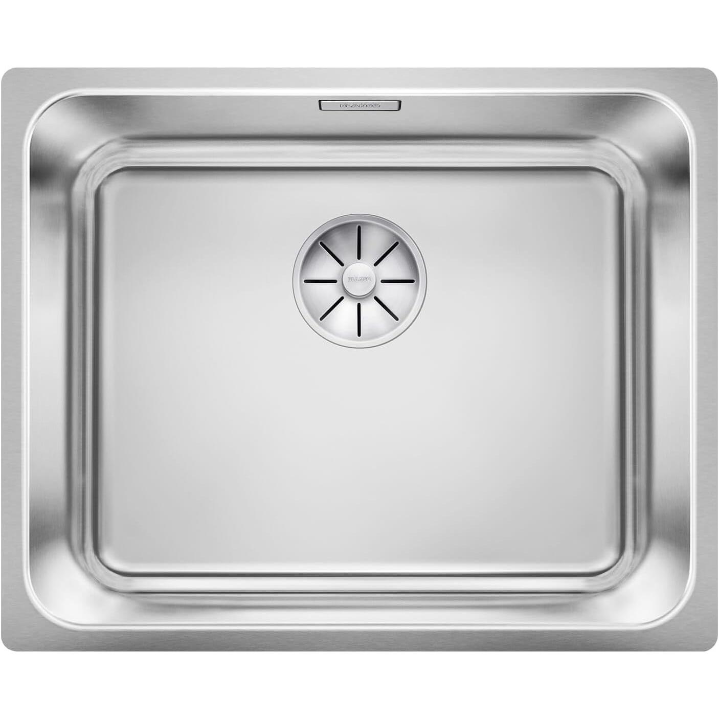 Blanco Argento Lavello, Solis 500-U (Lavello Sottopiano, 54 Cm, 44 Cm)