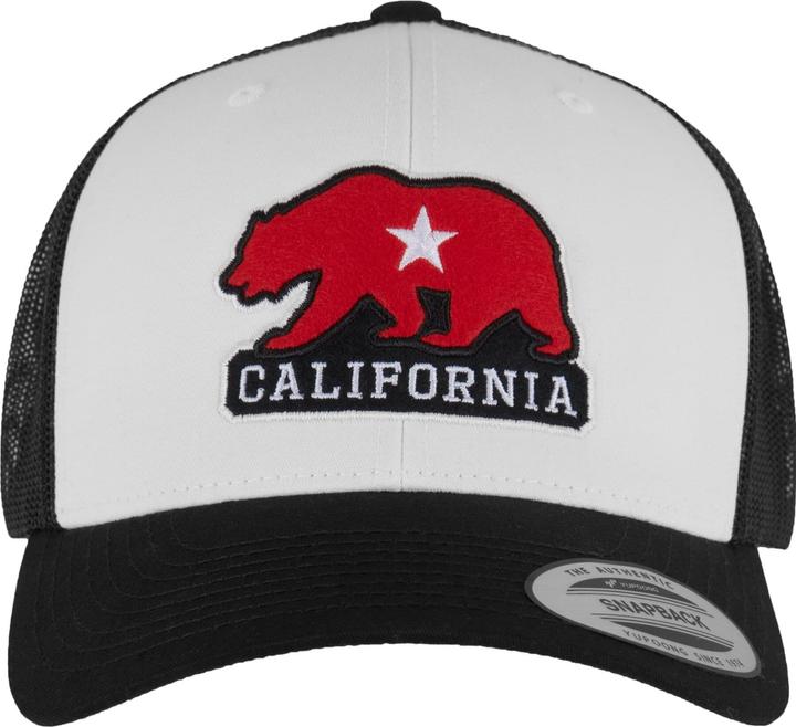 Actual product image Mister Tee MisterTee California Bear Patch Retro Trucker Cap - 186933