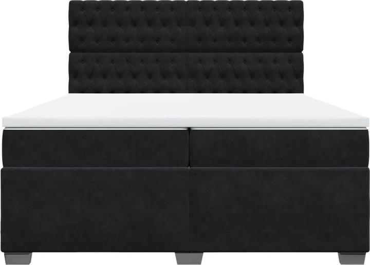 Produktbild VidaXL Bo x springbett mit Matratze 200 x 200 cm Samt (200 x 200 cm)