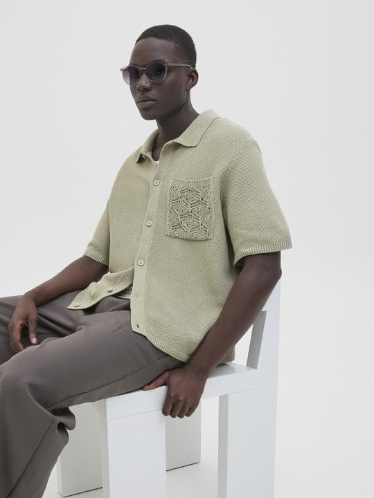 Produktbild Jack & Jones Jprsummer Pocket Crochet Polo Styd Ss25 (S)