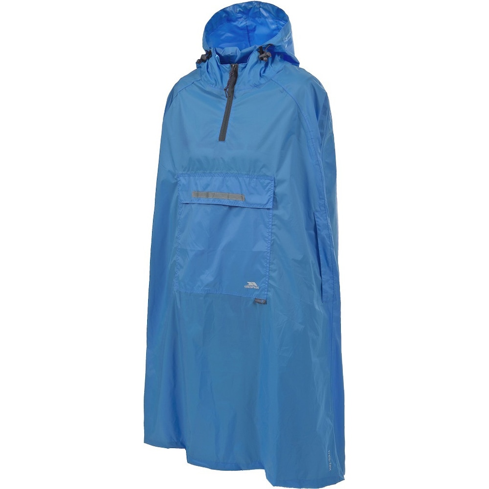 Trespass, Unisex, Jacke, Qikpac Poncho - Unisex Packaway Poncho (M), Blau, M