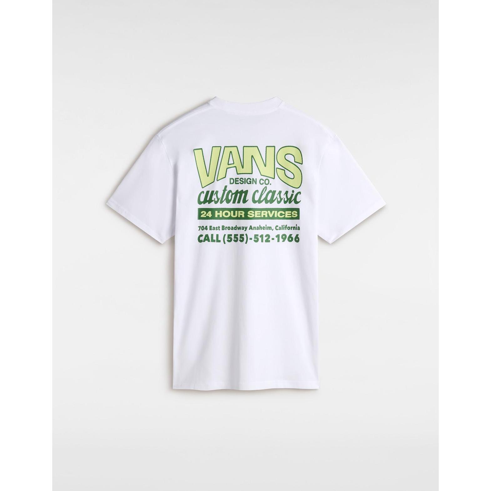 Thumbnail - Vans, Herren, Shirt, Shop Front SS White, Weiss, (XXL)