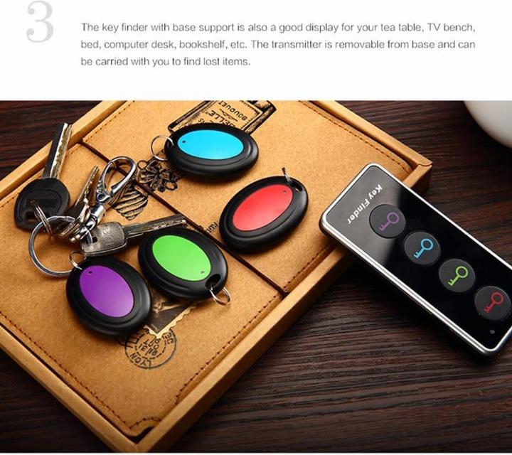 Produktbild Cover-Discount Schlüsselfinder Key Finder mit 4 Empfängern