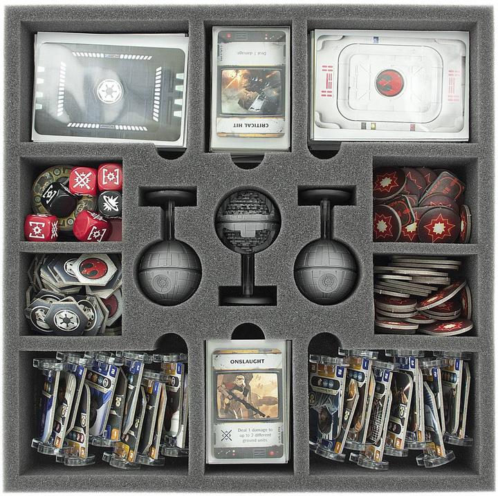 Actual product image Feldherr FH56625 - Foam Tray Set for Star Wars - Rebellion, Board Game Box (Foam material)