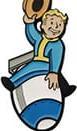 Actual product image Fanattik Fallout pin's Vault Boy Limited Edition