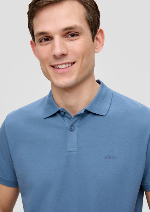 Produktbild S.Oliver Polo-Shirt Poloshirt aus Baumwollpiqué (S)