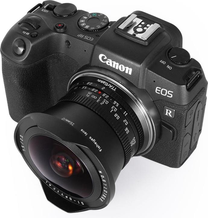 Image du produit TTArtisan 7,5 mm, f/2.0 (Canon RF, APS-C / DX, Plein format)