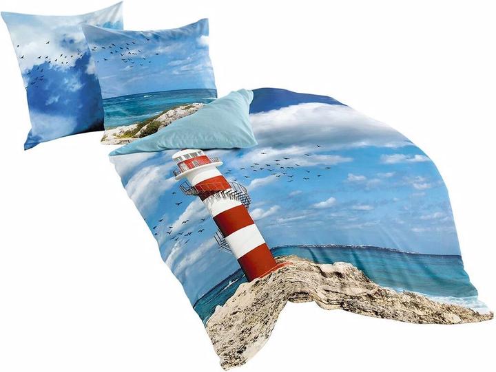 Actual product image Traumschlaf lighthouse (Bedding set, 135x200 cm + 80x80 cm)