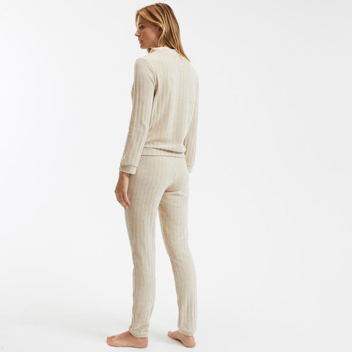 Produktbild So'home Unifarbener Pyjama aus Cord (42)