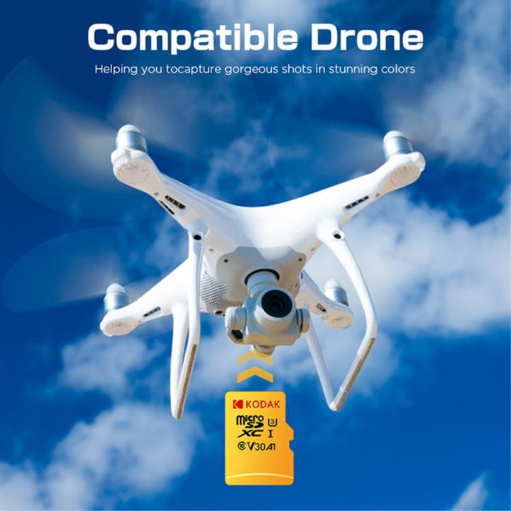 Produktbild Kodak mSD 128GB UHS-I U3/V30/A1 w/a (128 GB, microSDXC)