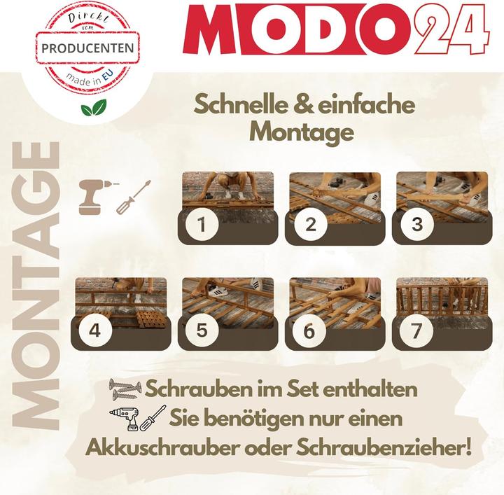 Actual product image Modo24 Bottle rack (30 bottles, 25 x 53 x 86 cm)