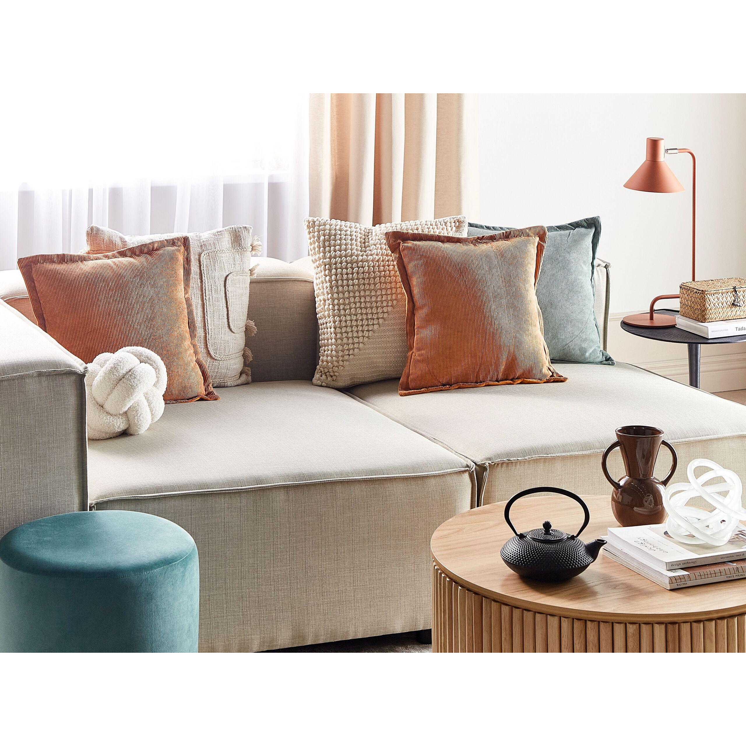 Thumbnail - Beliani, Dekokissen, Zinnia (43 x 43 cm)