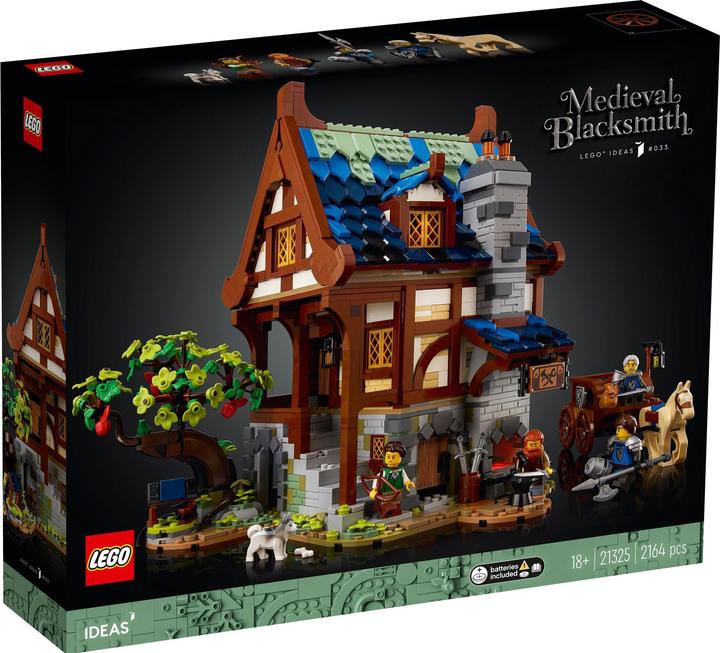 Produktbild LEGO Mittelalterliche Schmiede (21325, LEGO Ideas, LEGO Seltene Sets)