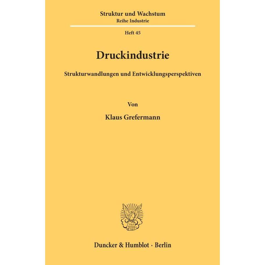 Druckindustrie., Fachbücher von Klaus Grefermann