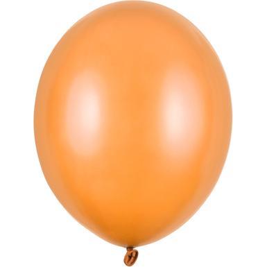 Partydeco Luftballons 12cm Mandarine metallic (100Stk)