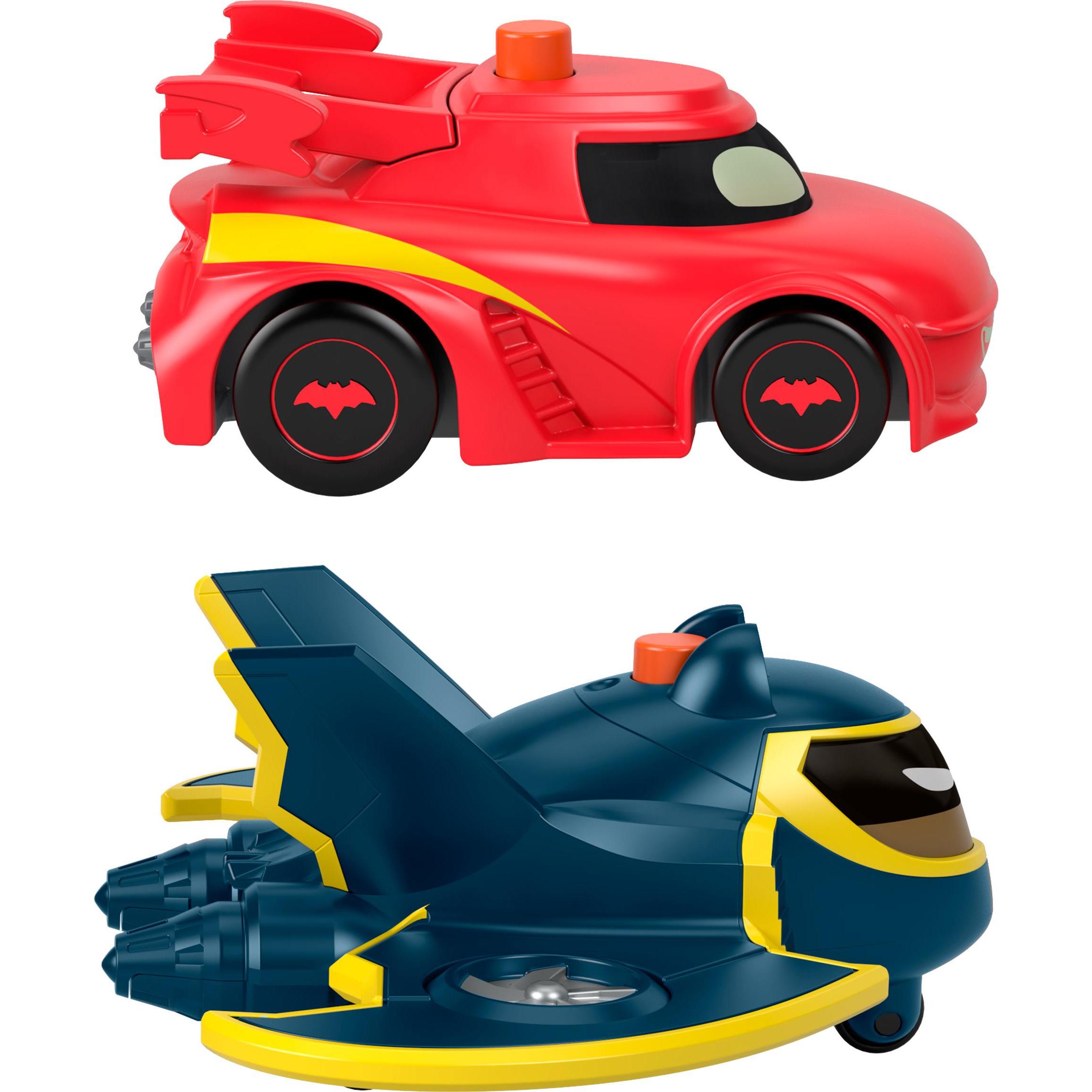 Thumbnail - Fisher-Price Batwheels Lichteffekt Rennautos - Redbird & Friend
