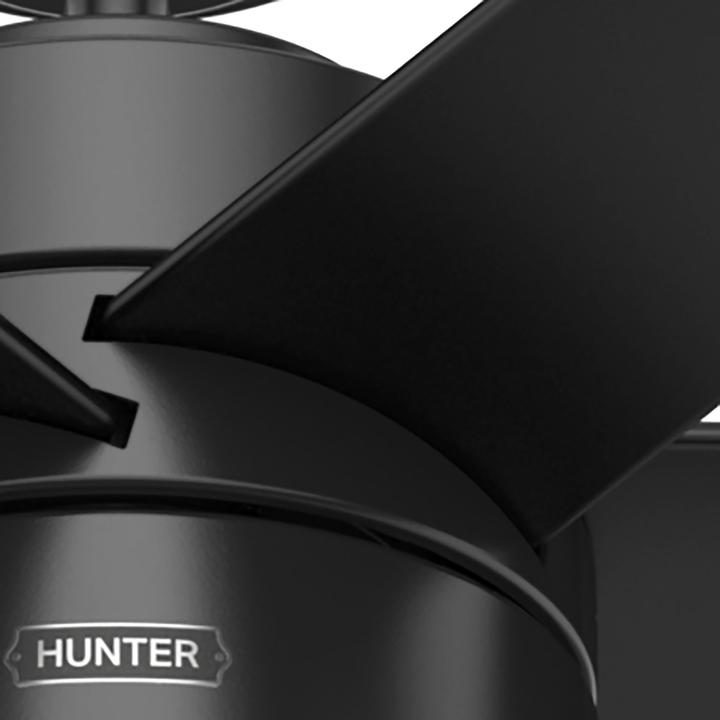 Immagine prodotto Hunter Fans DC Deckenventilator Solaria Schwarz 183 cm mit LED (44 dB)