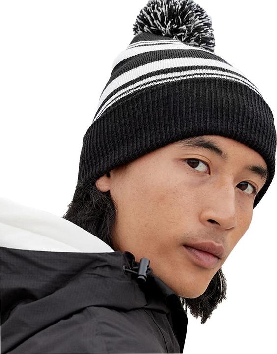 Actual product image Beechfield Fan Striped Beanie