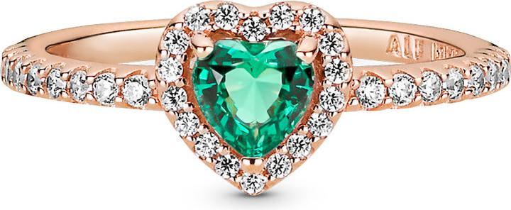 Image du produit Pandora 14k or rose Sparkling Heart Ring (8, 14, Or 585/14 K)