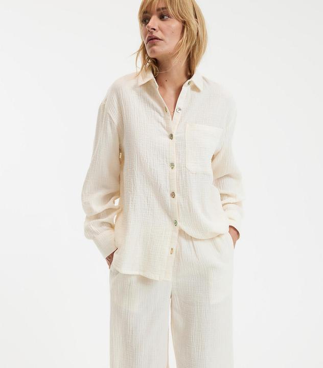 Actual product image La Redoute Collections Pyjama aus Baumwollmusselin (M)