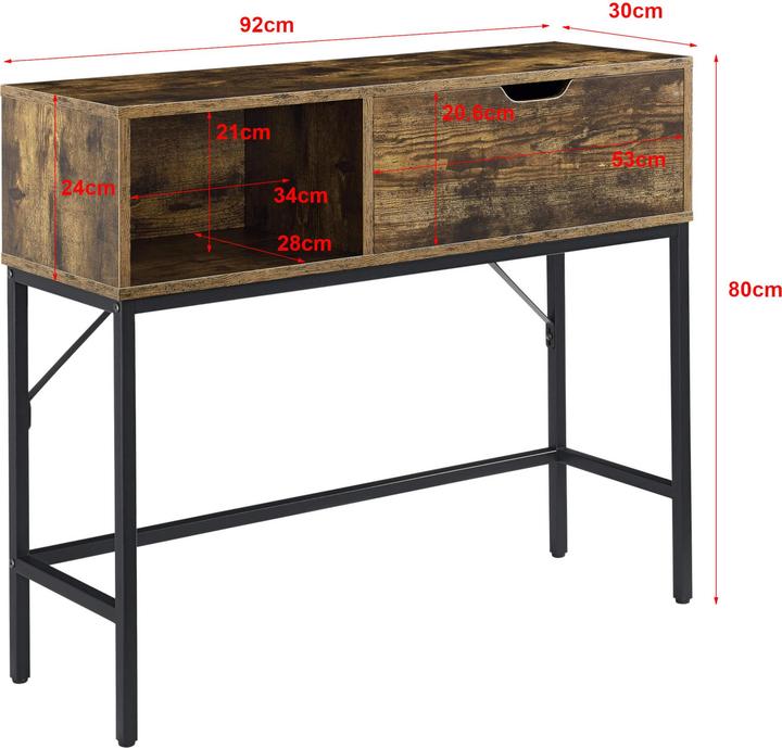 Image du produit En.Casa Tranemo (92 x 30 x 80 cm)