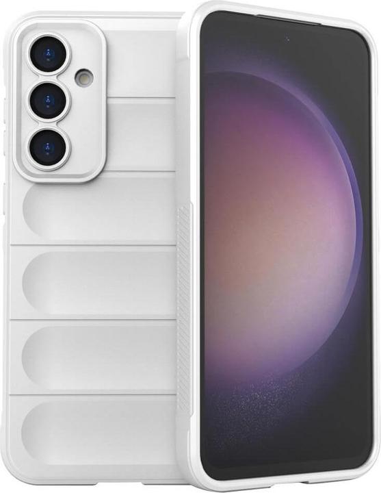 Image du produit Cover-Discount Galaxy S23 FE - Couverture de protection durcie blanche (Samsung Galaxy S23 FE)