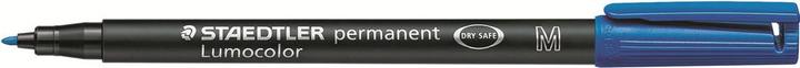 Actual product image Staedtler Foil pen Lumocolor perm M blue 10 pieces (10x)