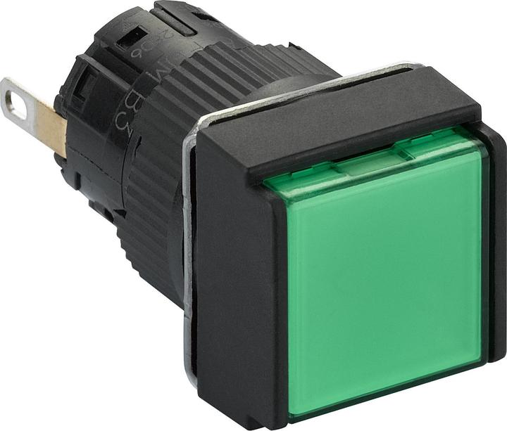Produktbild Schneider Electric Kontrollleuchte 24Vdc grün quadratisch