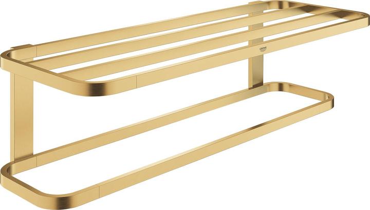 Grohe Multi towel rail with shelf Selection cool sunrise brushed 41066GN0