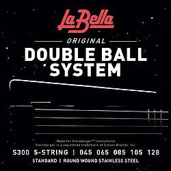 La Bella S300 5-str. double ball 045/128 (5x)