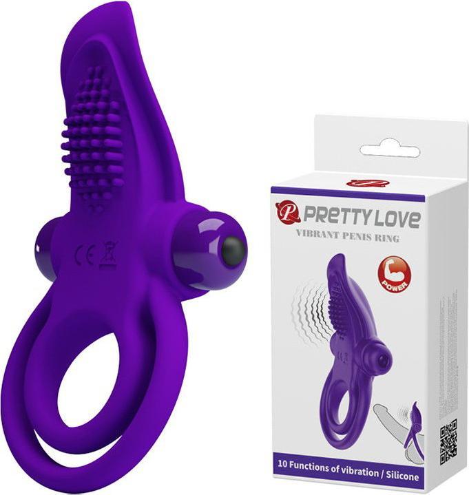Actual product image Pretty Love Vibrant Penis Ring (8 cm)