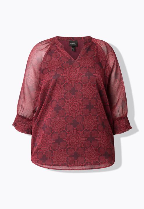 Produktbild Ulla Popken Tunika, Oversized, Tunika-Ausschnitt, Langarm (54)
