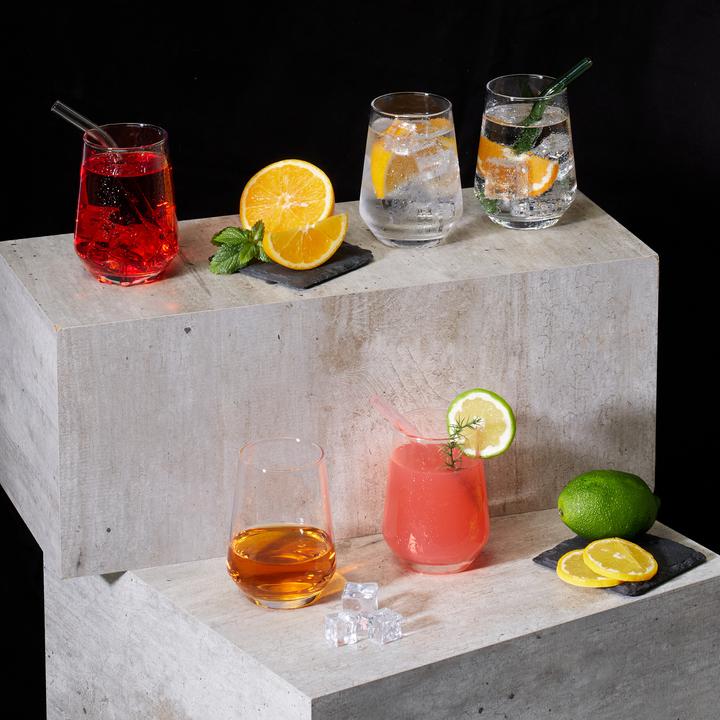 Produktbild Relaxdays 6x Trinkgläser (0.39 l, 6 x)