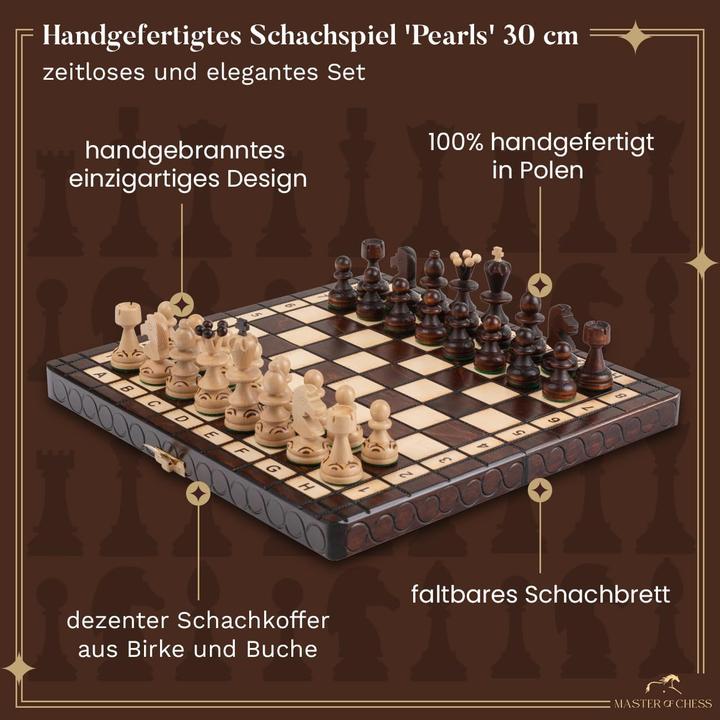 Image du produit Master of Chess Handgefertigtes Schachspiel-Set