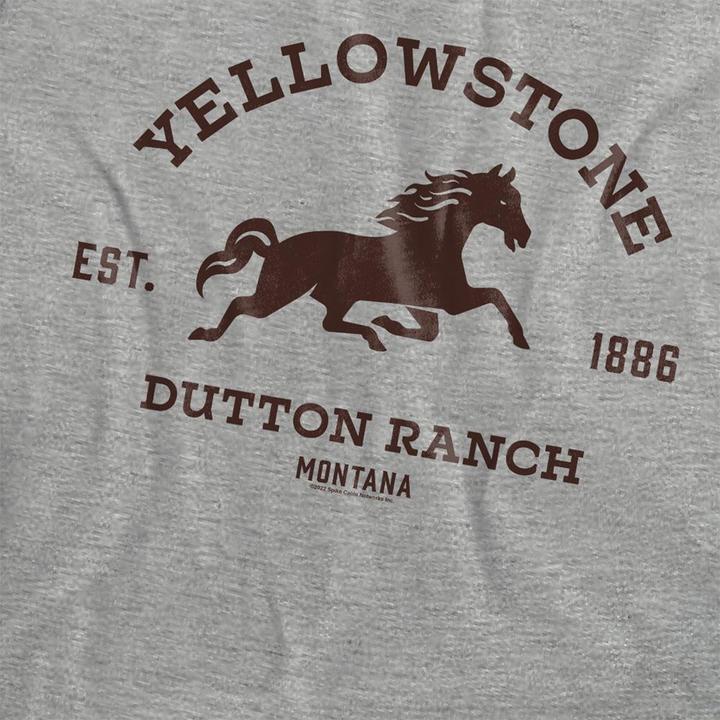 Produktbild Yellowstone Dutton Ranch TShirt meliert (S)