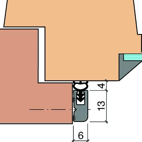 Actual product image Hebgo Retaining profiles 129