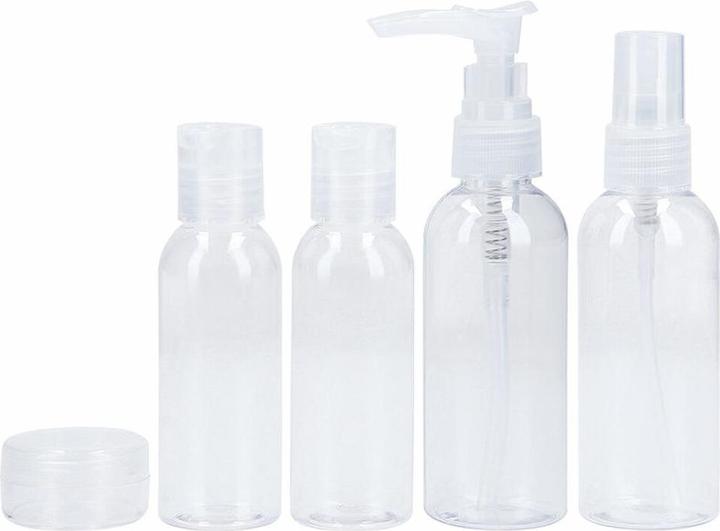 Ilu Mu 5 Bottles+Jar+Spatula Travel Set (Necessaire)