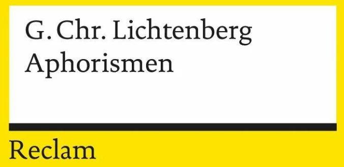 Produktbild Aphorismen (Deutsch, Georg Ch Lichtenberg, 2002)