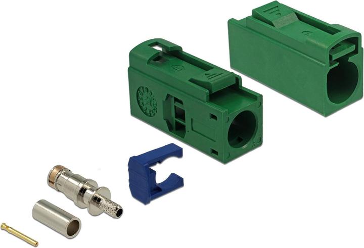 Actual product image Delock FAKRA E jack 25 mm (long) for crimping (Antenna cable)