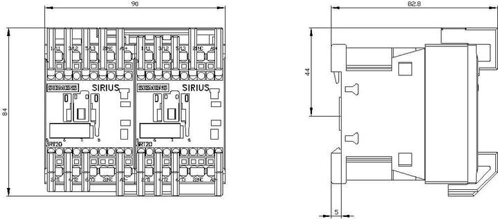 Produktbild Siemens Wendekombination 3RA2316-8XB30-2BB4 1 St.