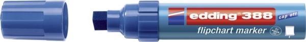 Edding Flipchartmarker 388, Einw., Ksp., 4-12mm, Schreibf.: blau 1 Stück (Blau, 12 mm, 1 x)