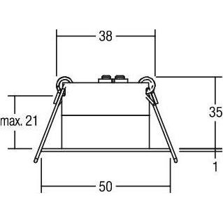 Thumbnail - Brumberg, Wandleuchte + Deckenleuchte, LED-Einbaulichtpunkt (160 lm)
