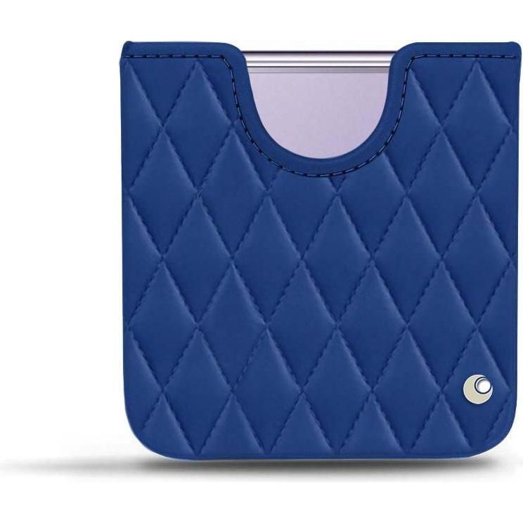 Noreve Lederschutzhülle (Samsung Galaxy Z Flip4), Smartphone Hülle, Blau